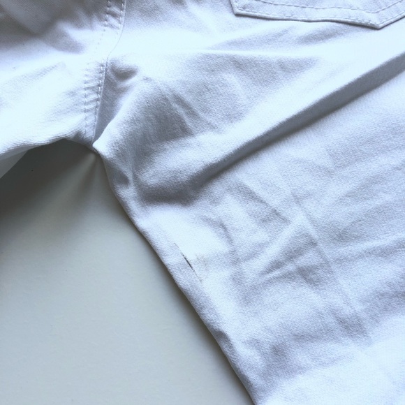 BB Dakota mid-rise white skinny w/ black stripe - Picture 10 of 12